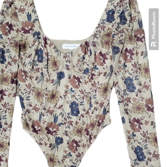 LANI THE LABEL ALICE FLORAL BODYSUIT - M - Picture 3 of 9